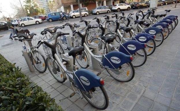 Valenbisi, la bici pública de Valencia.
